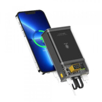 Powerbank Green Lion Intergrated Transparent 10000mAh (QC 22.5W/PD 20W)