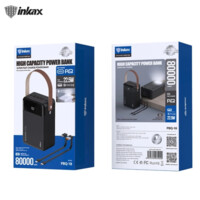 Bank Inkax PBQ18 80000mAh tashqi akkumulyatori-ASAXIY UZ