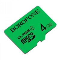 Карта памяти BOROFONE TF MEMORY CARD 4GB Micro SD Class 6