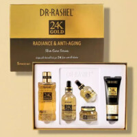 24k gold radiance &amp; anti-aging skin care series 5dona terini parvarish qilish seriyasi