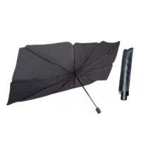 Солнцезащитный затеняющий зонт Earldom ET-U1 Черный 130X79sm