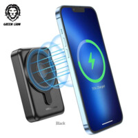Внешний аккумулятор Green Lion 3 in 1 Magsafe Power Bank 10000mAh PD 20W черный-ASAXIY UZ