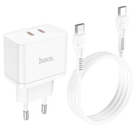 Зарядное устройство Hoco N29 Triumph PD35W набор с кабелем Type-C на Type-C белый-ASAXIY UZ
