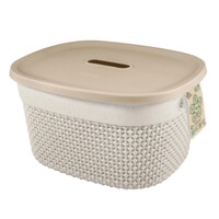 Корзина для хранения Plast Team Green Republic, с крышкой и ручками, 6л, 274х229х153-ASAXIY UZ