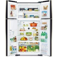 Холодильник HITACHI R-VG720PUC5 GBK (Черное стекло)