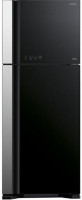 Холодильник HITACHI R-VG540PUC3 GBK (Черное стекло)