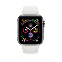 Смарт часы Apple Watch Series 5 44mm Stainless Steel (GPS + 4G) Silver, Black