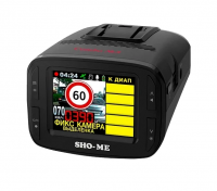 Видеорегистратор с радар-детектором SHO-ME Combo №3 iCatch, GPS, ГЛОНАСС