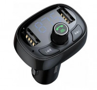 Автомобильная зарядка Baseus T typed Bluetooth MP3 charger with car holder (CCALL-TM01)