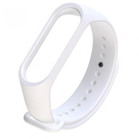 Силиконовый сменный браслет для Mi Band 4 Strap White-ASAXIY UZ