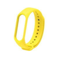 Силиконовый сменный браслет для Mi Band 4 Strap Yellow-ASAXIY UZ