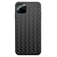 Кожаный чехол с ромбами для iPhone 11 pro max-ASAXIY UZ