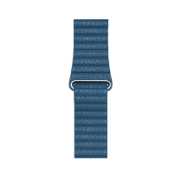 Ремешок кожаный Leather Magnet Band для iWatch 42-44mm Blue-ASAXIY UZ