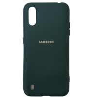 Чехол для Samsung Galaxy A01, темно-зеленый