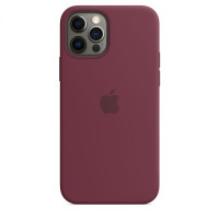 Силиконовый чехол для Iphone 12 pro max Wine red-ASAXIY UZ