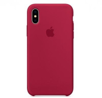 Чехол Silicone Case для iPhone X/XS, малиновый-ASAXIY UZ