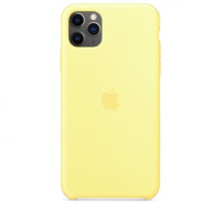 Чехол Silicone Case для iPhone 11 Pro, лимонный-ASAXIY UZ