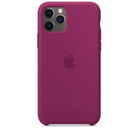 Чехол Silicone Case для iPhone 11 Pro Max, малиновый-ASAXIY UZ