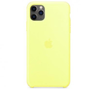 Чехол Silicone Case для iPhone 11 Pro Max, лимонный-ASAXIY UZ