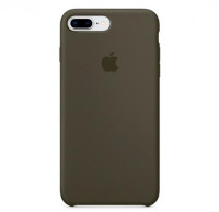 Чехол Silicone Case для iPhone 7/8 Plus, Оливковый