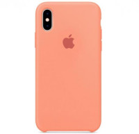 Чехол Silicone Case для iPhone X/XS, лососевый-ASAXIY UZ