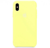 Чехол Silicone Case для iPhone XS Max, лимонный