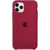 Чехол Silicone Case для iPhone 11 Pro, малиновый-ASAXIY UZ
