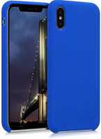 Чехол Silicone Case для iPhone X / XS, синий