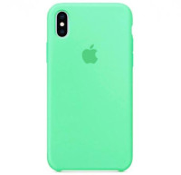 Чехол Silicone Case для iPhone XS Max, зеленого яблока-ASAXIY UZ