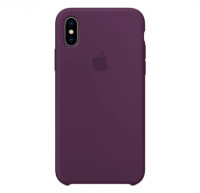 Чехол Silicone Case для iPhone X/XS, фиолетовый