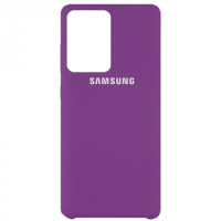 Чехол Silicone cover для Samsung Galaxy S20 Ultra, сливовый