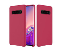 Чехол cover для Samsung Galaxy S10 Plus, малиновый-ASAXIY UZ