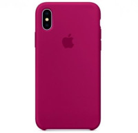 Чехол Silicone Case для iPhone XS Max, малиновый-ASAXIY UZ