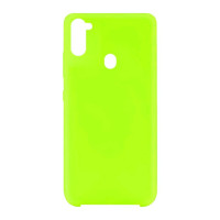 Чехол Silicone cover для Samsung Galaxy A11, зеленый-ASAXIY UZ