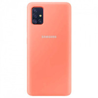 Чехол cover для Samsung Galaxy A51, персиковый-ASAXIY UZ