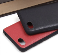 Чехол под кожу для Xiaomi Redmi 6A, черный