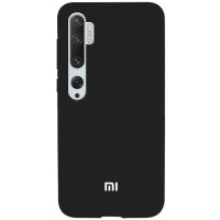 Чехол Silicone cover для Xiaomi Mi Note 10 / 10 Pro, черный-ASAXIY UZ