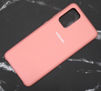 Чехол Silicone cover для Samsung Galaxy S20 Ultra, розовый-ASAXIY UZ