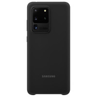 Чехол Silicone cover для Samsung Galaxy S20 Ultra, черный