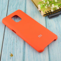 Чехол Silicone Cover для Xiaomi Redmi Note 9S / Note 9 Pro, оранжевый