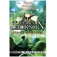 Rick Riordan: Percy Jackson and the sea of monsters  (used) (green cover)