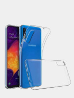 Чехол силиконовый для Samsung Galaxy A50, прозрачный-ASAXIY UZ