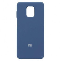 Чехол Silicone Cover для Xiaomi Redmi Note 9S / Note 9 Pro, темно синий-ASAXIY UZ