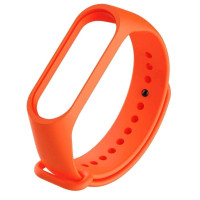 Силиконовый сменный браслет для Mi Band 4 Strap Orange-ASAXIY UZ