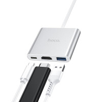 USB-концентратор Hoco Type-C HB14 Easy HDMI + PD