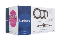 Столовый сервиз Sirocco Brown 46 предметов, 6 персон от Luminarc