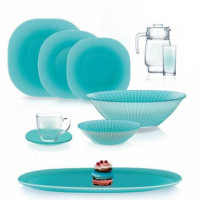 Столовый сервиз Pop Art Turquise 46 предметов, 6 персон от Luminarc-ASAXIY UZ