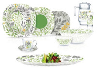 Столовый сервиз Luminarc Alvis green 46 предметов-ASAXIY UZ