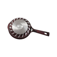 Сковорода с антиприганным покрытием 28 см от Lifesmile (серый, светло-серый, бардовый)