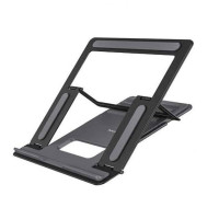 Складная настольная подставка для ноутбука Hoco PH37 Excellent (Black)-ASAXIY UZ